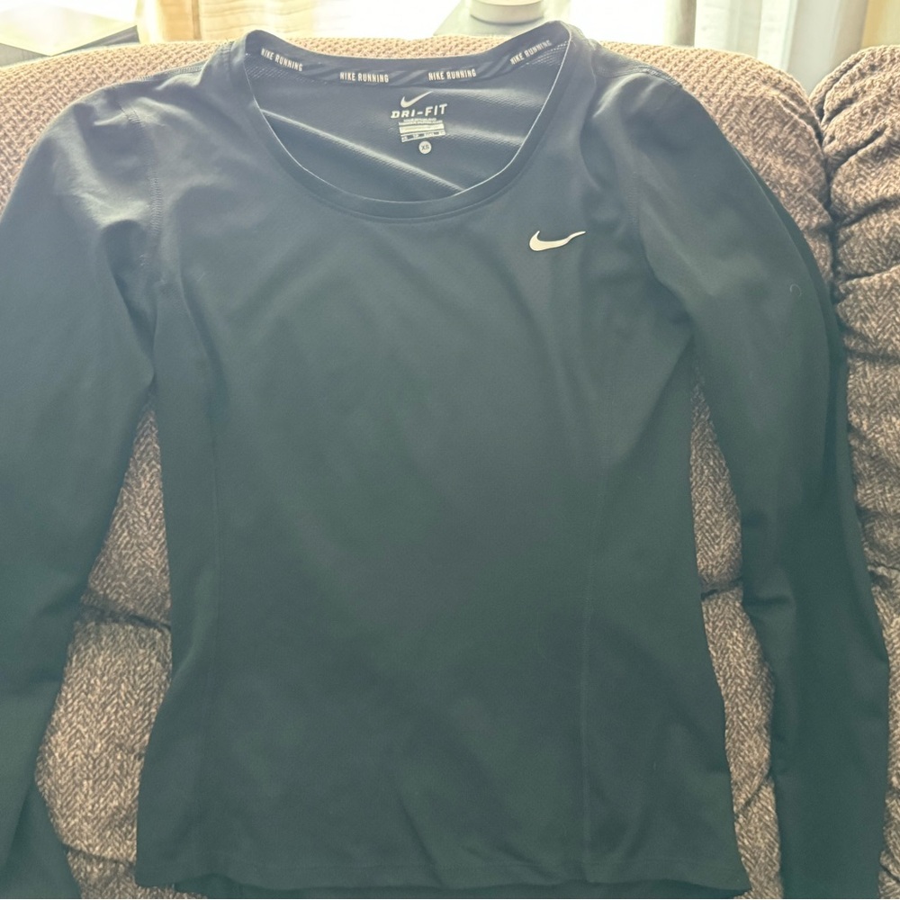Black Nike long sleeved shirt